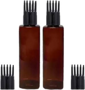 Grims Hair Root Applicator Bottle with Comb Cap for Applying Hair Oil applicator
