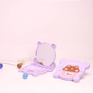 The Little Lookers Comb and Mirror Set with Soft Bristles & Rounded Tips for Babies/Kids/Toddlers