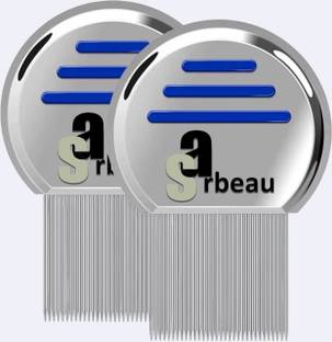 Sarbeau Lice Comb, Stainless Steel , Washable and Reusable(Pack of 2)_C_158
