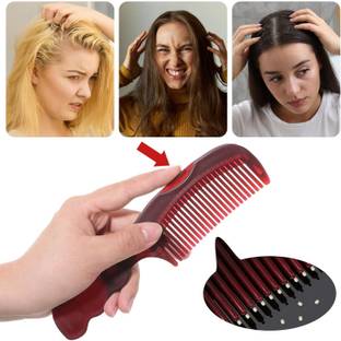 Vezrix Single Scalp Comb for Dandruff, Oil, and Build-Up Removal