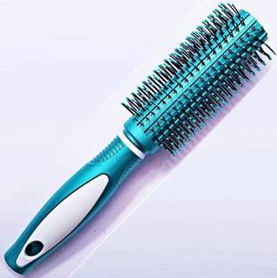 FASHIONLOOK Round Rolling Hair Brush With Soft Nylon Bristle