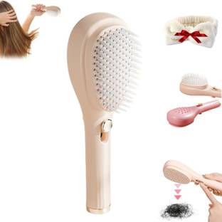 CHEFERYN New Big Size Self Cleaning Hairbrush | Telescopic Self Cleaning Brush