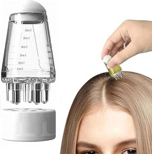 Mavaa Leak-Proof Hair Oil Applicator Bottle with Scalp Massager & Root Applicator
