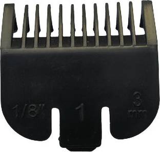 star electric works Professional attachment 3 mm (1/8") clipper comb black, 3mm clipper guard