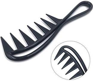 yogi Hair Pro Comb Wavy Long Curly Hair Care Detangling Wide Teeth Brush Hairdressing