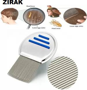 ZIRAK ZRK Stainless Steel Comb for Head Lice,Nit & Egg Removal