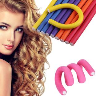 ayushicreationa Flexible Curling Rods Hair Twist Flexi Rod Hair Curlers Set, Foam Hair Roller Hair Curler
