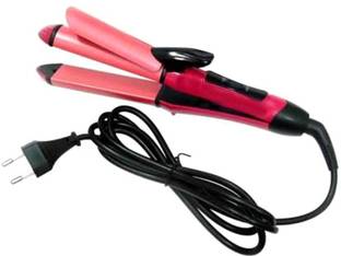 RTAD New Professional Round Design Stylish Hair Straightener (Pink) Hair Curler