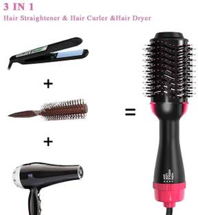 KPI Hot Air Brush 3 in 1 One Step Hair Dryer Hair Curler