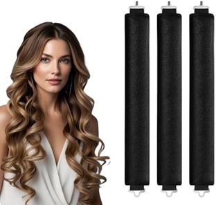 maukir 3 Piece Heatless Curling Rods Hair Curler