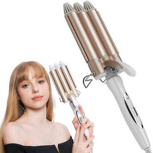 snrn New Professional Iron Ceramic Triple Barrel Styling Tools curler for woman Hair Curler