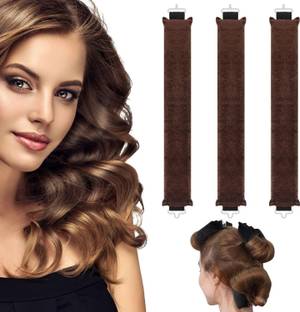Wengonvila Heatless Curls Hair Curlers to Sleep in Hair Roller 3pcs Satin Flexi Rods Hair Curler