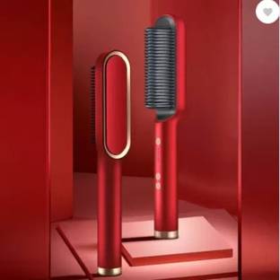 bazler Red Hair Straightener Comb (RED) Hair Curler