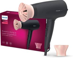 PHILIPS BHD356/10 2100W Thermoprotect AirFlower Advanced Care 6 Heat & Speed Settings (Black) Hair Dryer