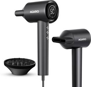 AGARO HD3240 Hair Dryer, Brushless Motor, 3 Speed & 4 temperature settings, Hair Dryer