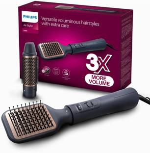 PHILIPS BHA531/10 | 2-in-1 Airstyler, 3X Volume, 50% Less Hair Breakage Hair Dryer