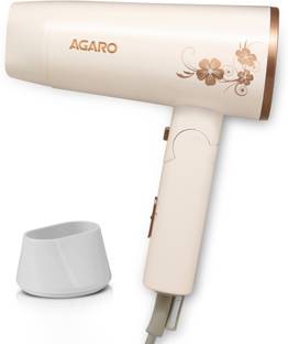 AGARO HD 1217 Hair Dryer, 2 Speed 3 Temperature Settings, Cool Shot,Foldable handle, Hair Dryer