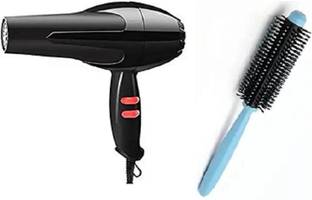 RK INDIA HAIR DRYER 1500 WATT 2SPEED /2 HEAT SETTING WITH ROLING CURLING COMB MULTICOLOUR Hair Dryer