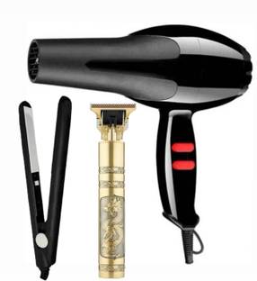 Oximus hair dryer hair dryer pack of 3 combo hair dryer,straighter and trimmer Hair Straightener
