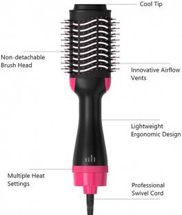 Zior 4-in-1 Hot Air Brush Hair Dryer