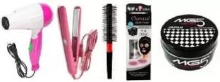 WATELLO Hair Brush & Hair Straightener & Hair Dryer & Charcoal Mask & MG Wax Hair Dryer