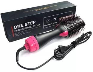 HarBazaar Hot Air BrushHair Dryer Curler Brush Professional 4 In 1 Hair Dryer