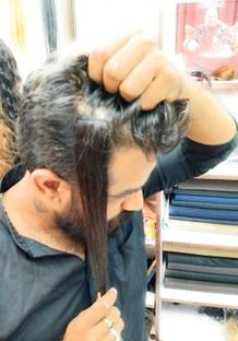 Hamsri 2 Pcs Single Clip Mixed Side Covers Up Extension/ Patch For Women And Girls Hair Extension