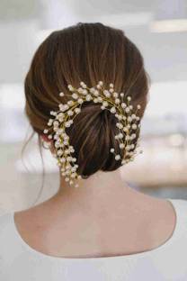 SAJIRI Easy to wear handmade hair extension accessory for wedding functions Hair Extension