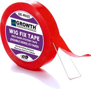DreamExim 25 meters Red Double sided wig tape for Men & Women Hair Extension