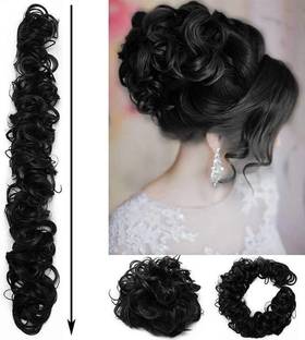 Blushia Long Frill Style chignons  bun Messy hair style  Extensions and Wigs Hair Extension