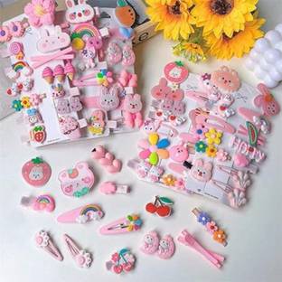 Chronex 10 Pcs Baby Cute Fruit Cartoon Animal  Clip for Women Girls Hair Extension