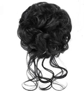 Crazy Hair Elastic Hair Band Hair Pieces Curly Hair Bun Scrunchie Daily Wear Bun