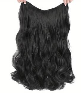 iFkart Long Beautiful Wig Curly  Extension For Women & Girls ( 26 inch ) Hair Extension