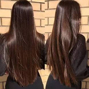 CAMOLA DEVA Straight 5 Clip  Extension Natural Brown For Women Hair Extension