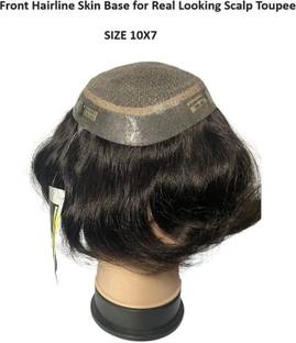 GROTH Golden Mirage Patch For Men 100% natural human Patch for (10X7) Extension  Hair Extension