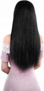VIVIAN Beautiful Natural Look Black 5 Clip In Hair Extension