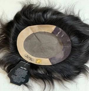 Belix BLAKE  Patch For Men Fine Mono-Filament Human Toupee/ Wigs For Men And Boys Hair Extension