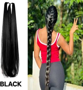 AmazBerie FANCY WOMEN BLACK CHOTI 70,GM EXTENSION ||PACK OF 1 HAIR EXTENSION Hair Extension