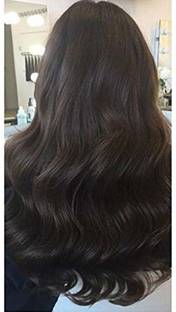 D-DIVINE Beautiful Looks Prwmium Quality Brown Wavy 5 Clip In Hair Extension