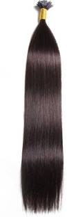 Ritzkart 30 inch long hair I Tip hair extension 100% human hair Dark brown  Extension 25pc set Hair Extension