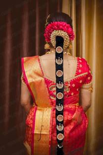 THANU'S CRAFT Traditional Poola Jada Billalu  Choti Ornaments Classical Dance Jewellery Hair Extension