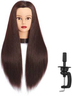 Pinaka 26"-28" Long  Mannequin Head Synthetic Fiber  dresser Practice Hair Extension