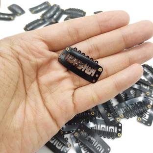 Blushia  Extension Clips For Women & Men (14 Pcs) -  Patch Clips -  Attached Hair Extension