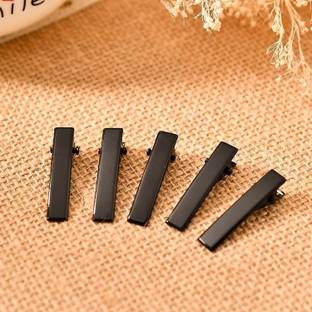 Unboxkaro 100pcs Black Alligator  Clips 3cm for DIY  Bows Hair Extension