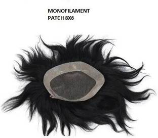 El Cabell 8x6 Super Monofiament Men's hair Patch 100% Silky and Soft human hair Wigs Hair Extension