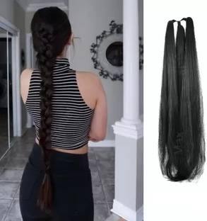 D-DIVINE latest Extension for plates hairstyle Black Hair Extension