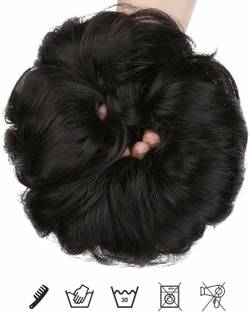 VIVIAN Beautiful Natural Look Black Messy Hair Extension