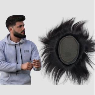 Lebene Golden Miraj Black  Patch | Natural Looking | Comfortable Fit | Skin Base Hair Extension