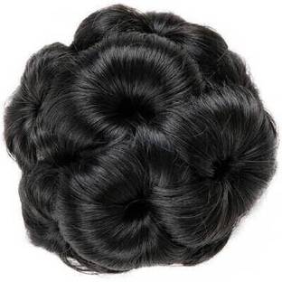 CAMOLA DEVA SILKY JUNDA BUN PUNJA (Black) Hair Extension