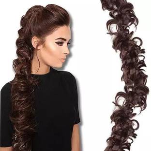 D-DIVINE Women Messy Frill  Extensions For Ponytail And Bun Juda Maker  Extension Hair Extension